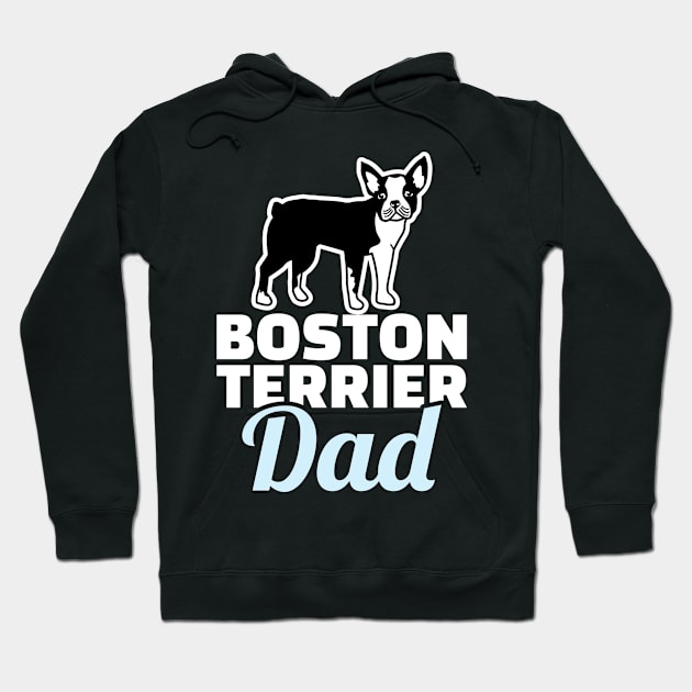 Boston terrier dad Hoodie by Designzz